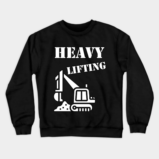 Heavy Lifting Crewneck Sweatshirt by OakIslandMystery